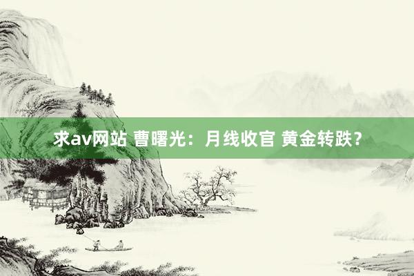 求av网站 曹曙光：月线收官 黄金转跌？